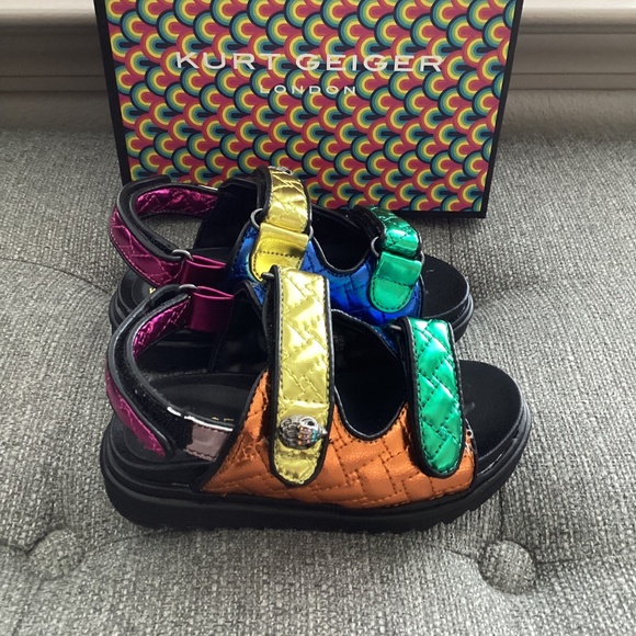 Kurt Geiger London Kids' Mini Orson Sandal (Toddler), size 9M - Picture 2 of 11